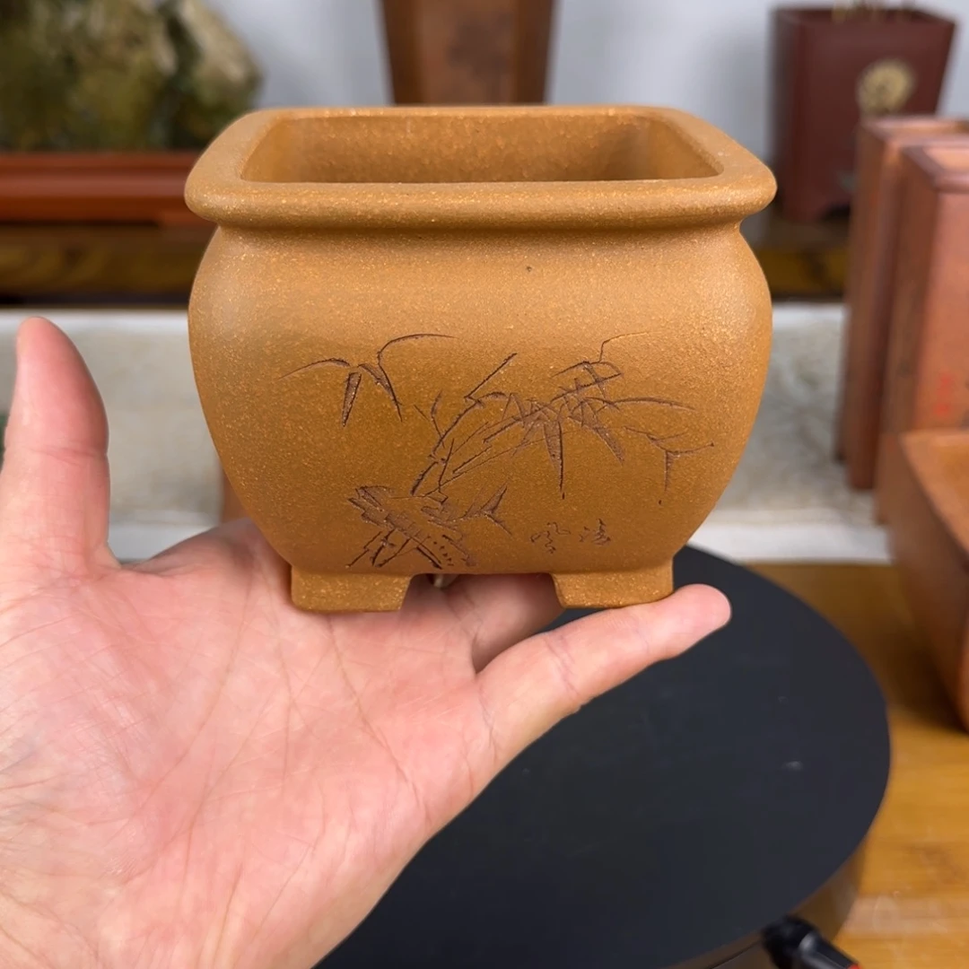 紫砂花盆紫砂花盆9-7.5