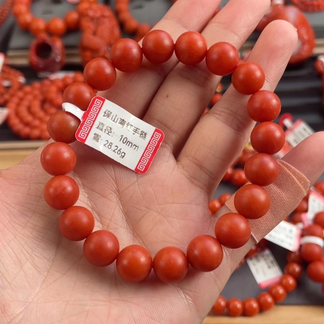随***时未镶嵌手串10➕南红玛瑙