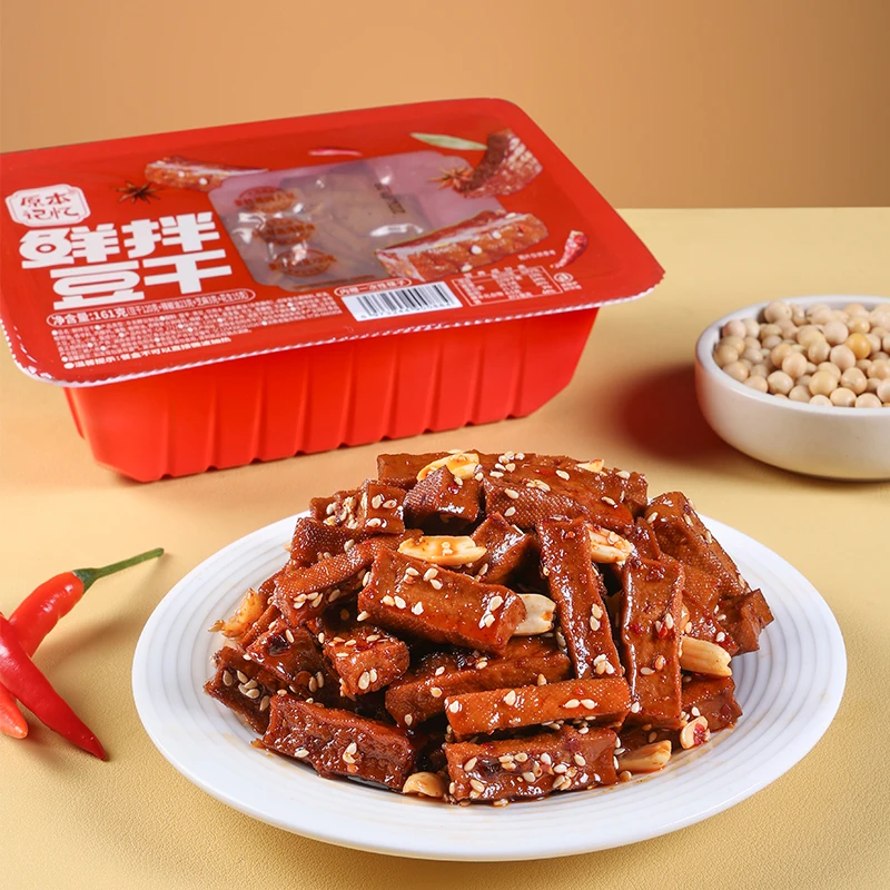 原本记忆鲜拌豆干161g每盒即食