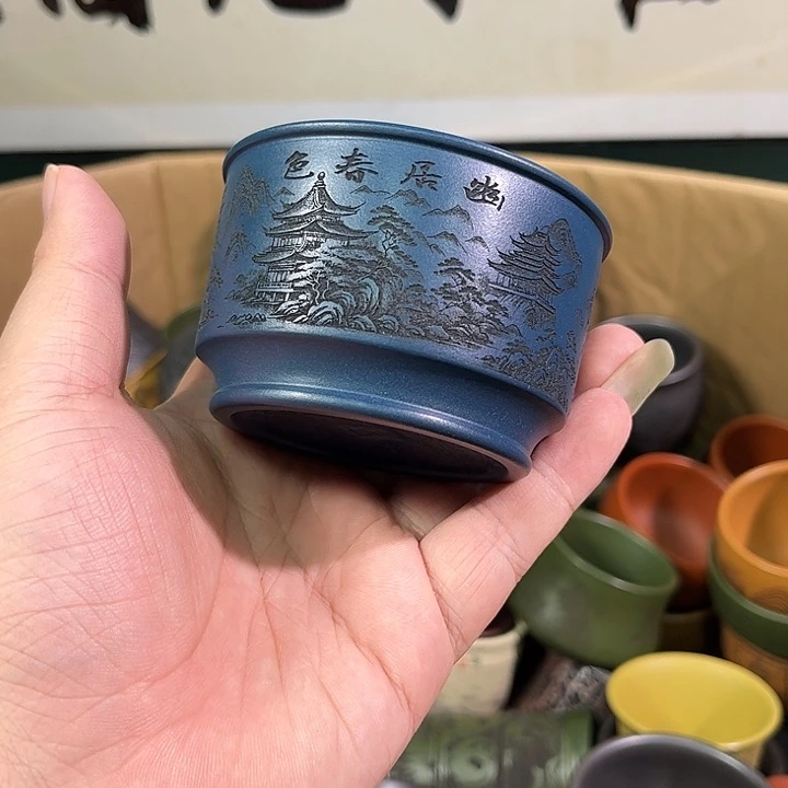 茶杯紫砂全手工紫砂主人杯
