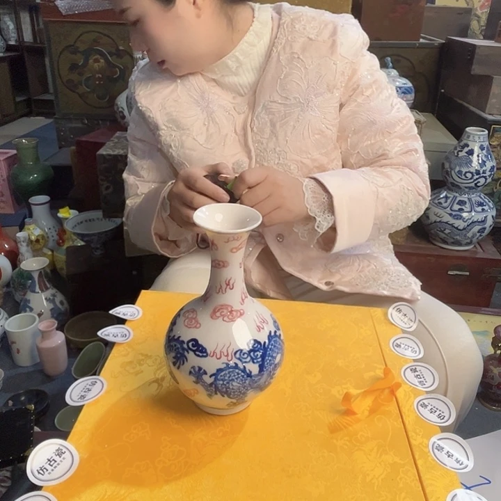 摆件陶景德镇陶瓷摆件展品