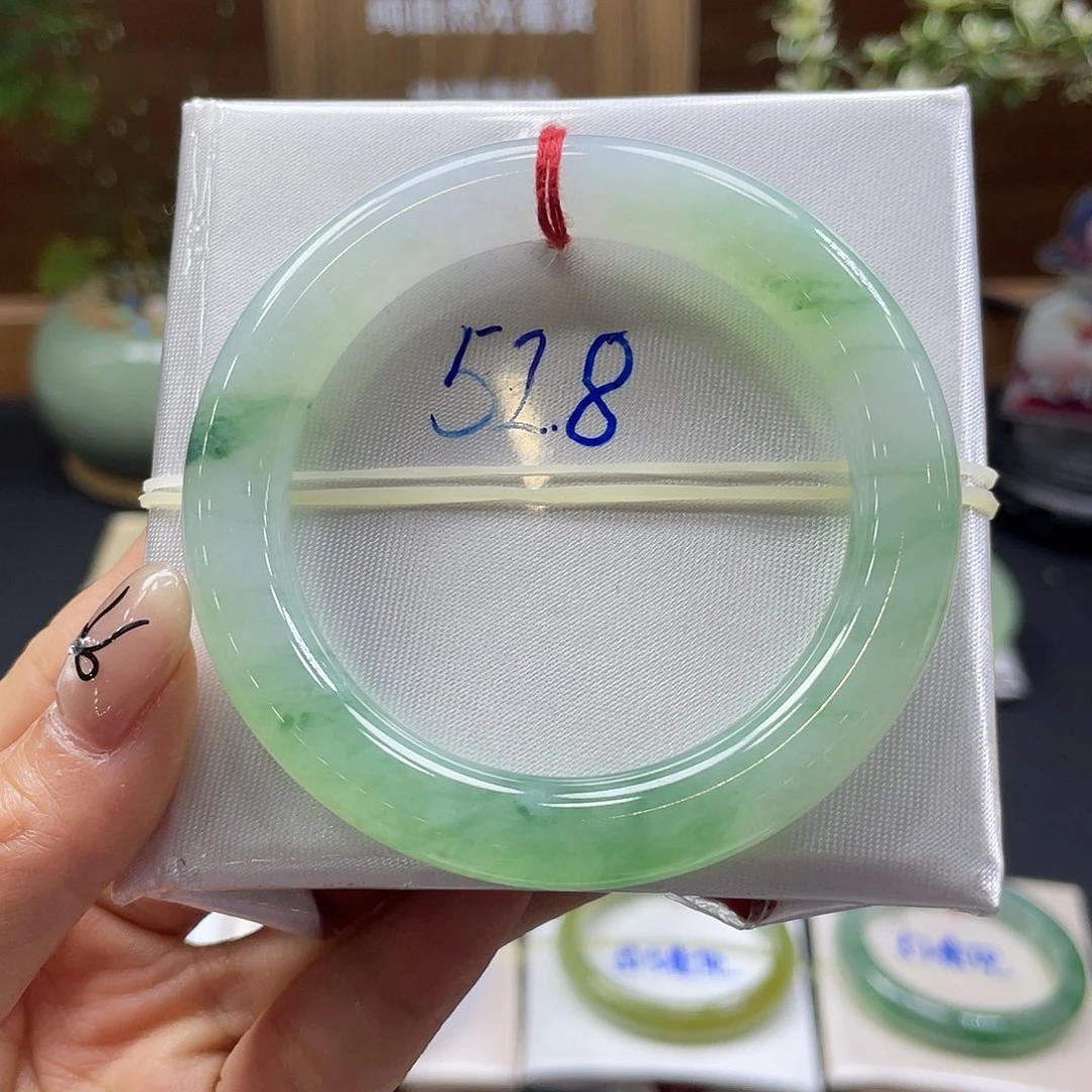 翡翠未镶嵌手镯58 号