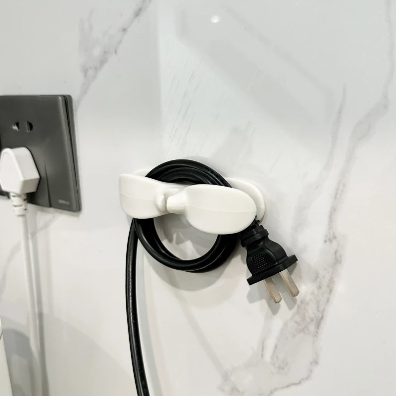 拾物造家绕线器插头家用电线收纳固定硅胶整理电线缠绕理线夹创意