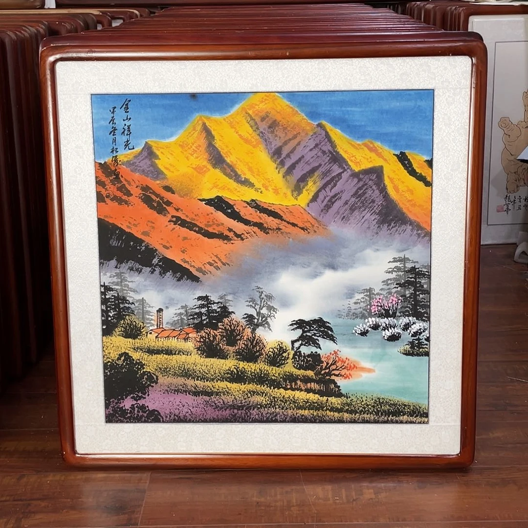 国画带框尺寸63*63厘米