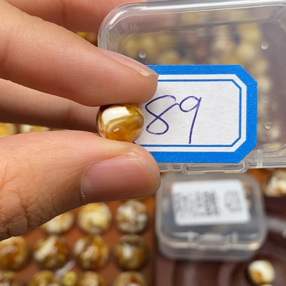 把件猴头核桃沁色圆珠老型89