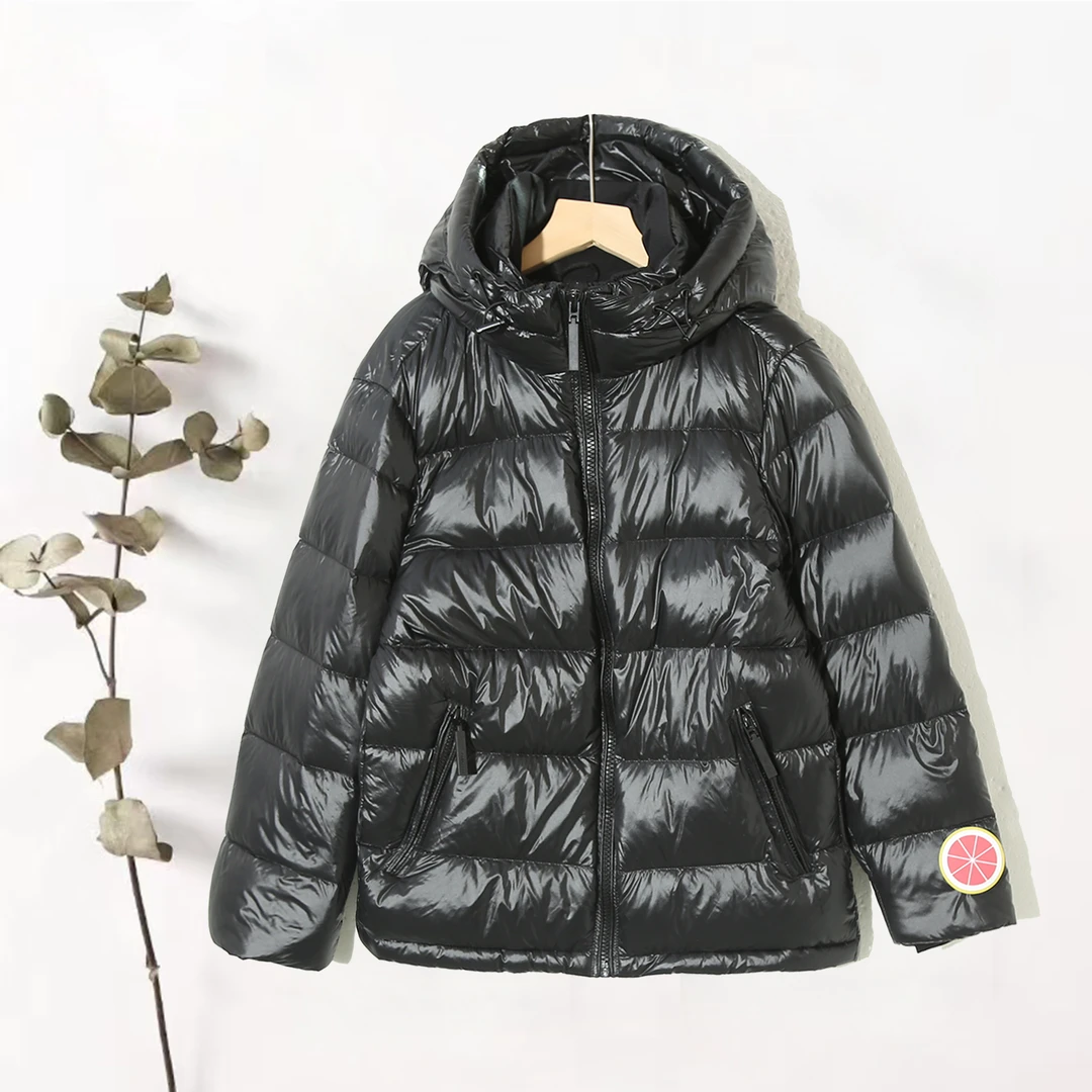 韩版轻便棉服时尚百搭纯色秋冬连帽情侣设计感保暖百搭P-2G259