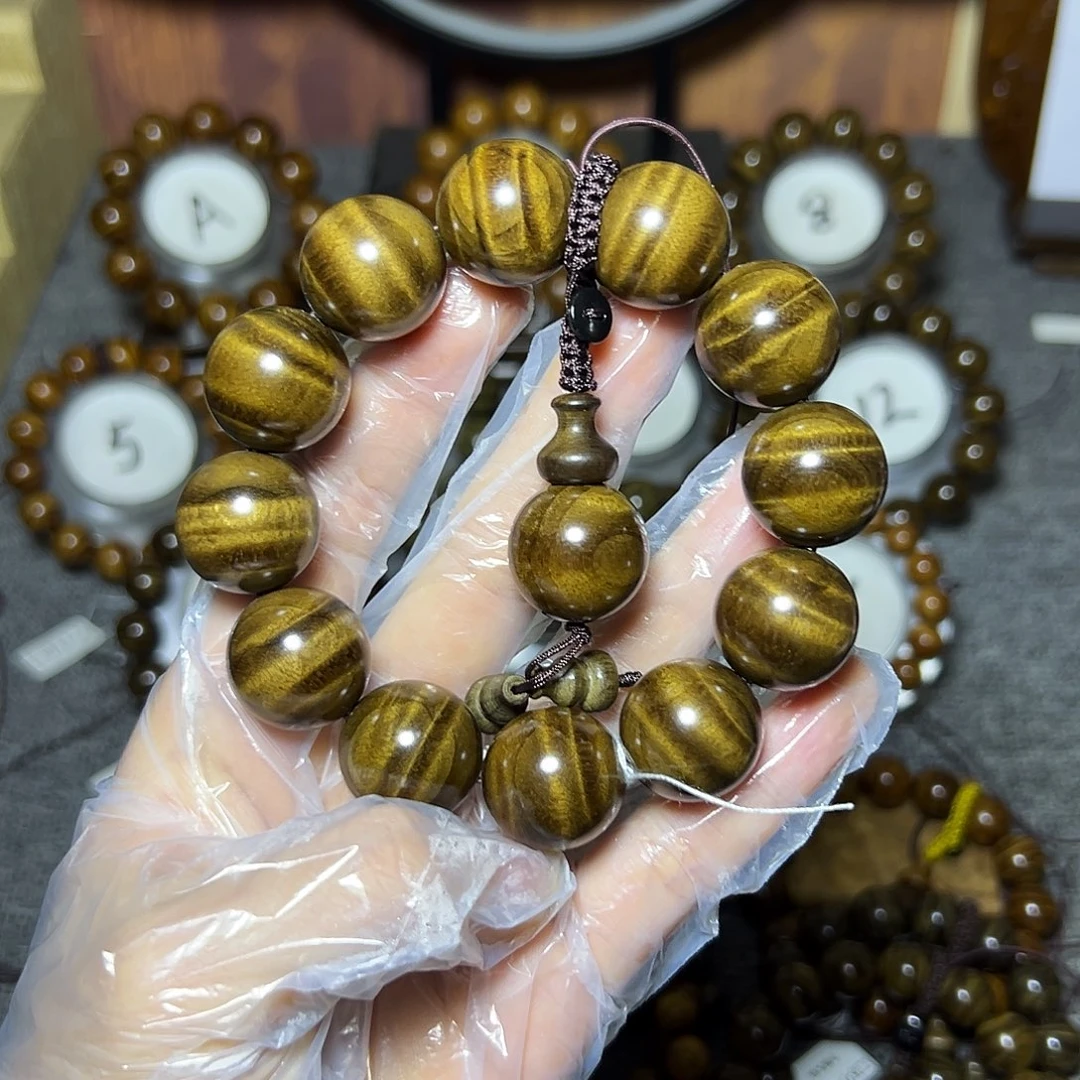 阴沉木手串/手链阴沉2.0西瓜水波