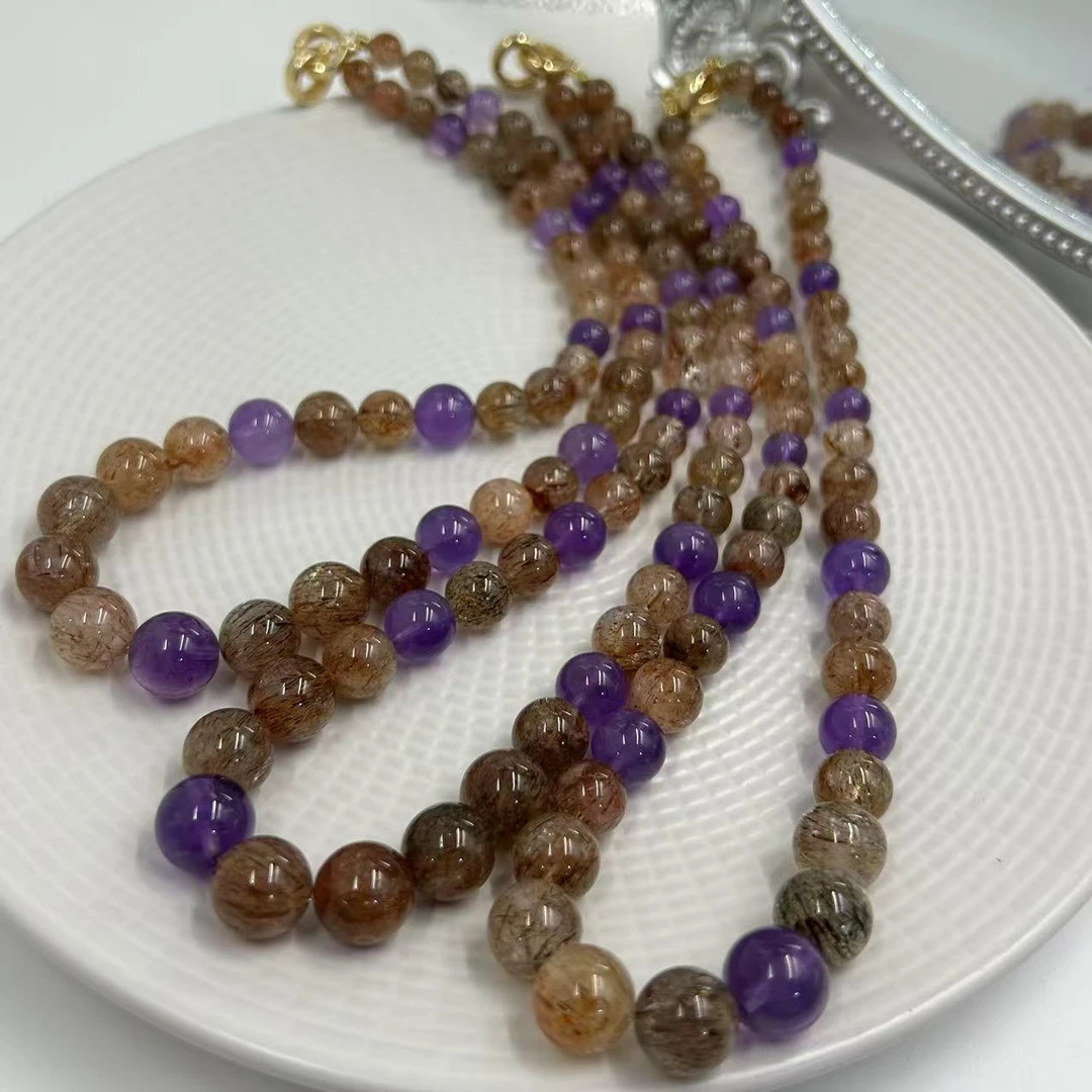 【云上水晶】W03 黑加仑烟花超七塔链 多样性其一