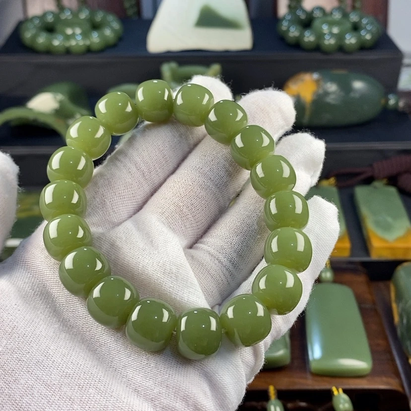 【闪购商品】岫岩老玉（透闪石质玉）手链未镶嵌