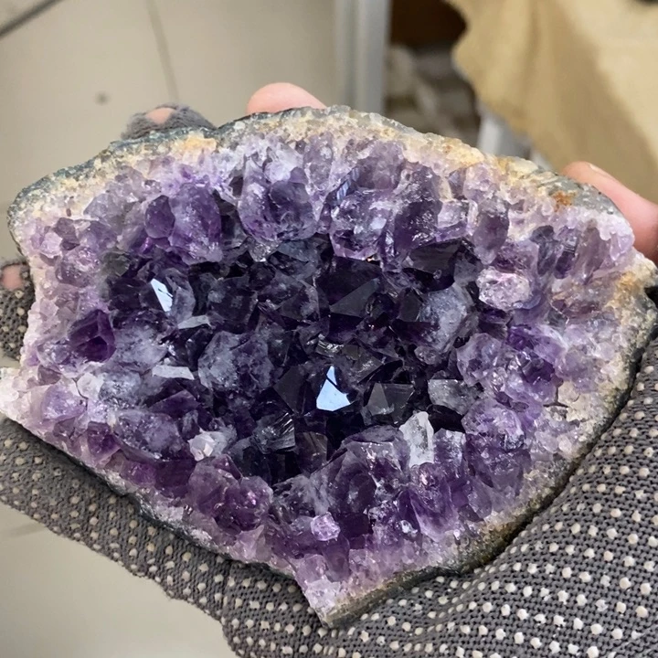 珠宝半成品紫晶未镶嵌