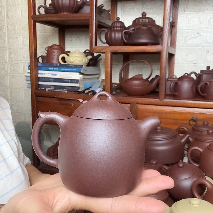 茶壶紫砂秦权260cc半手工