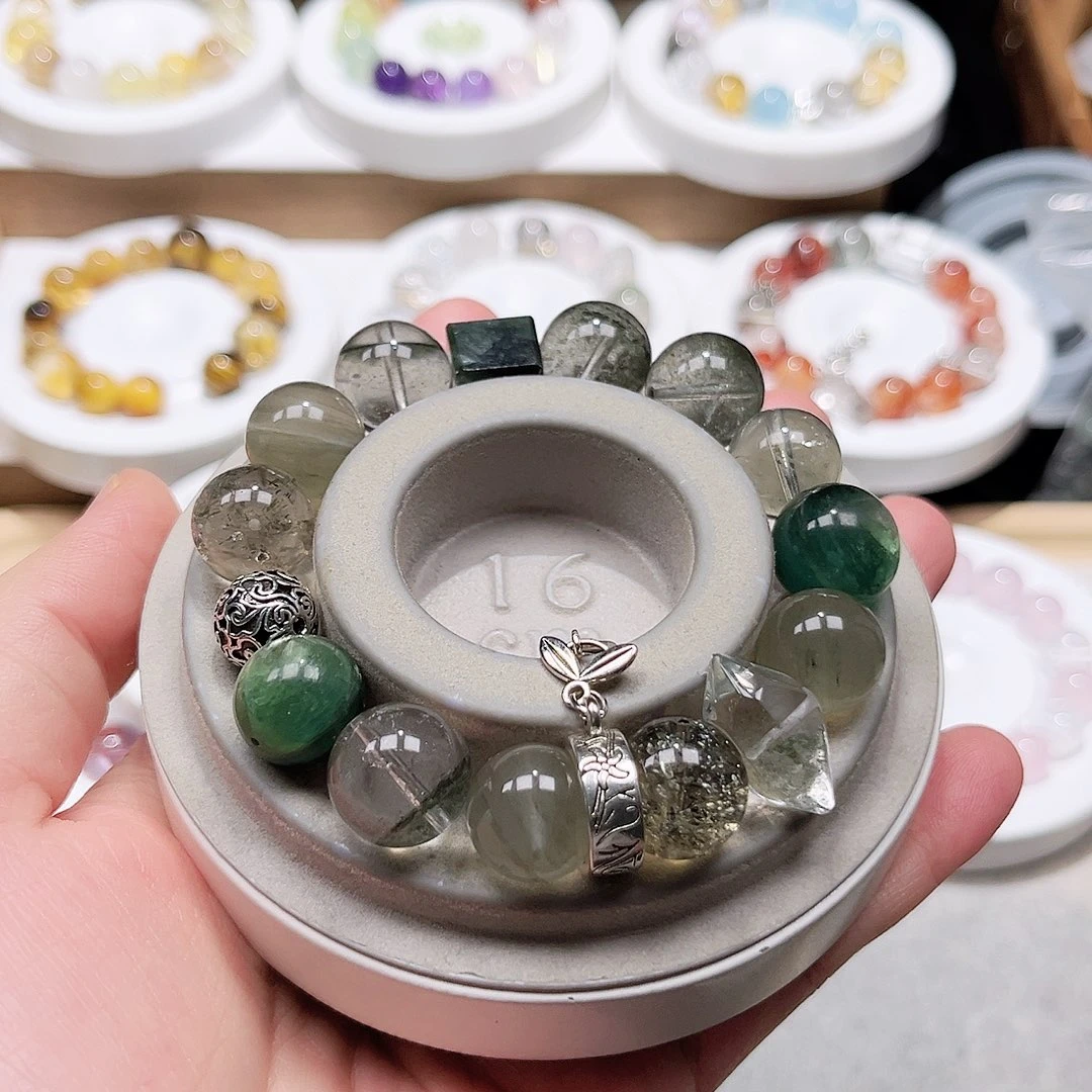 水晶手串未镶嵌天然水晶