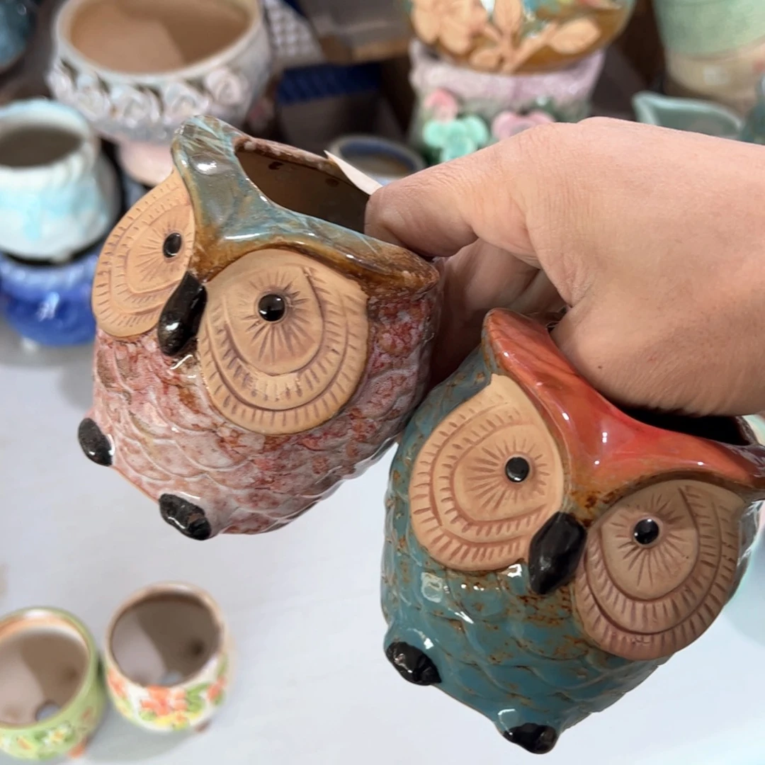 陶瓷多肉小花盆@@1618