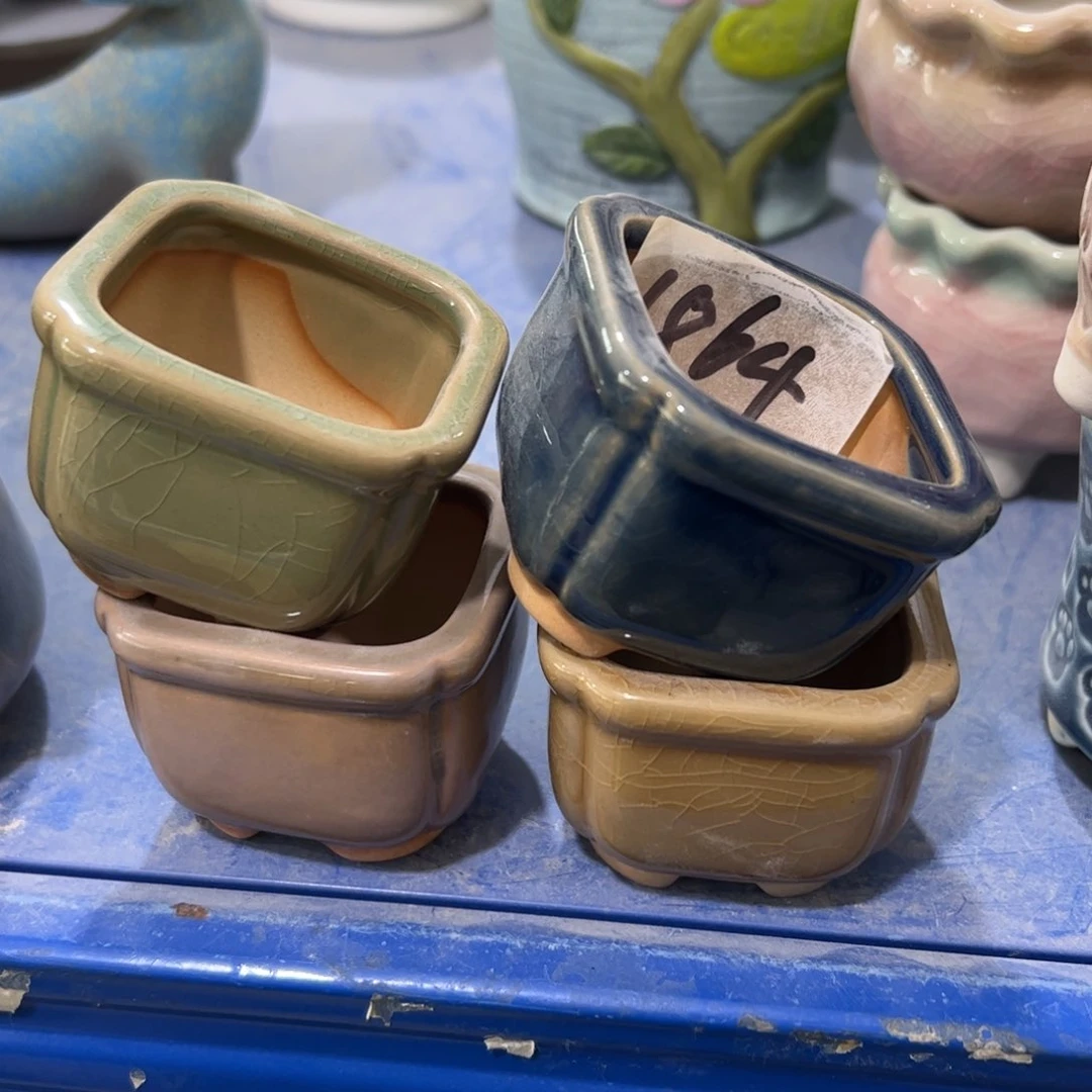 陶瓷多肉小花盆@@1864