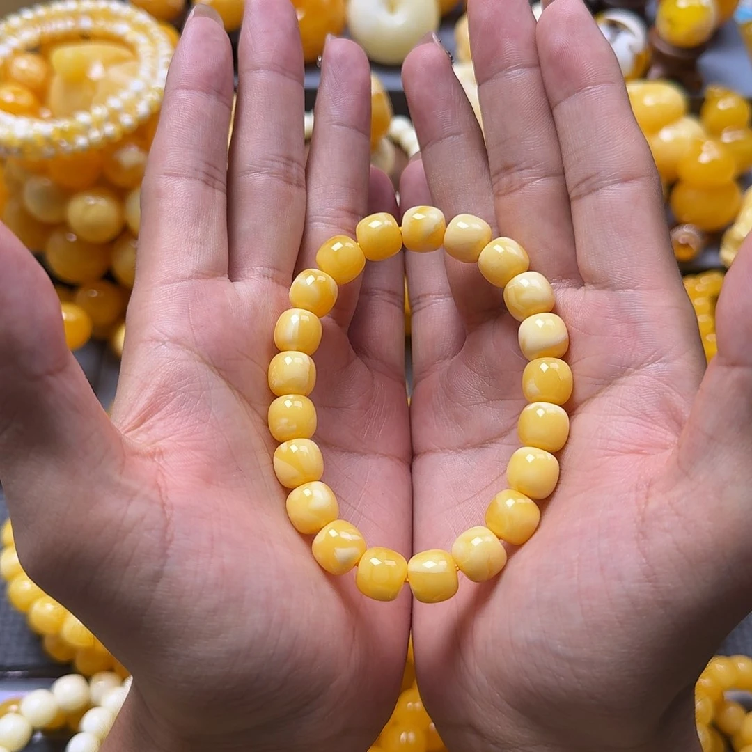 未镶嵌蜜蜡珠宝奇石同料11mm