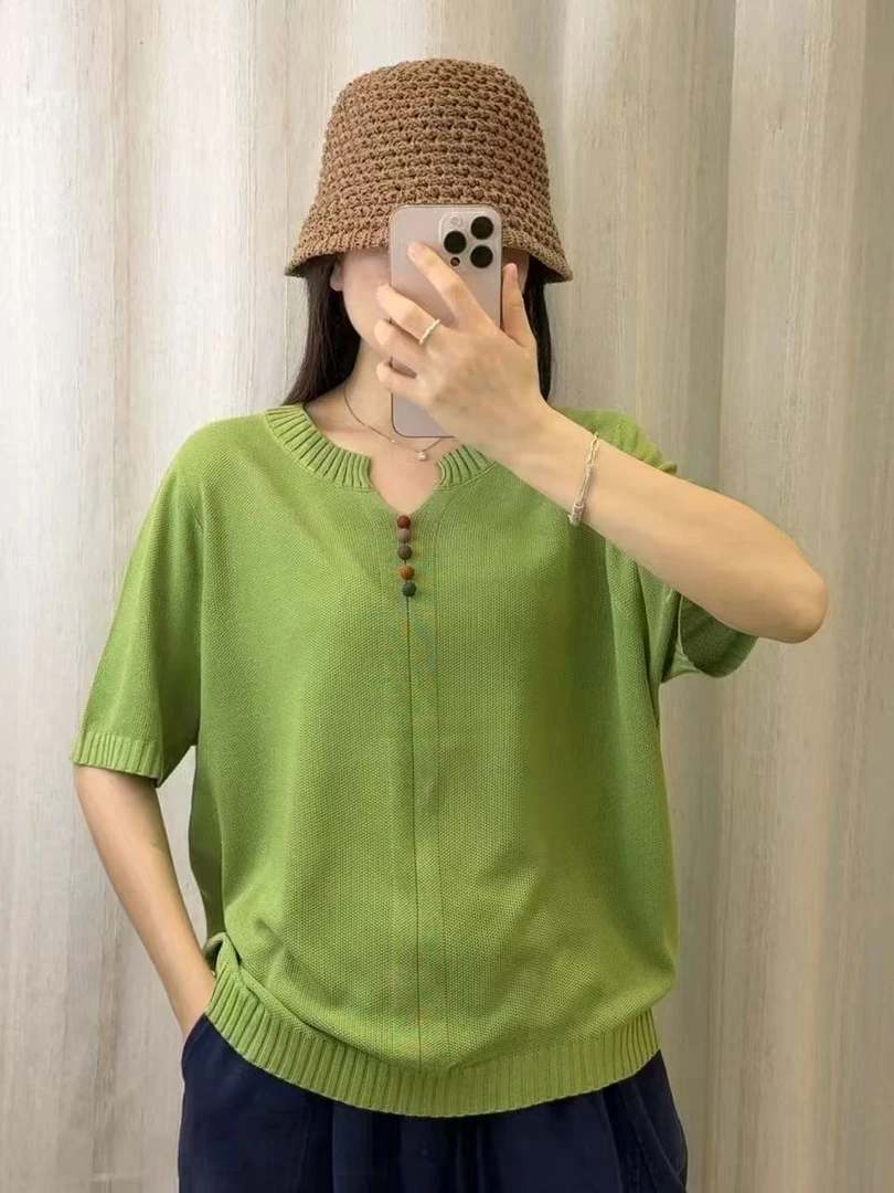 女士百搭上衣T恤2575-2-A135