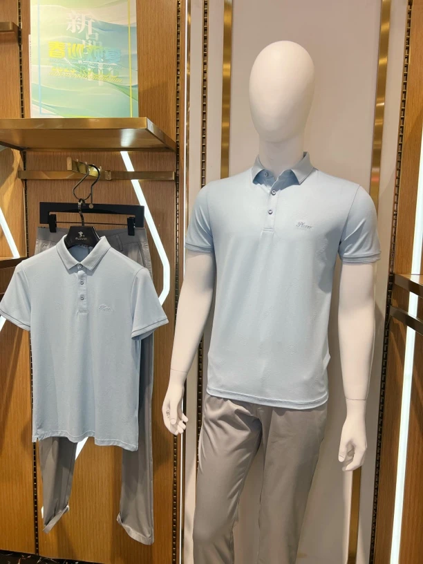 PLOVER男士2025春夏轻奢POLO衫短袖521737-5