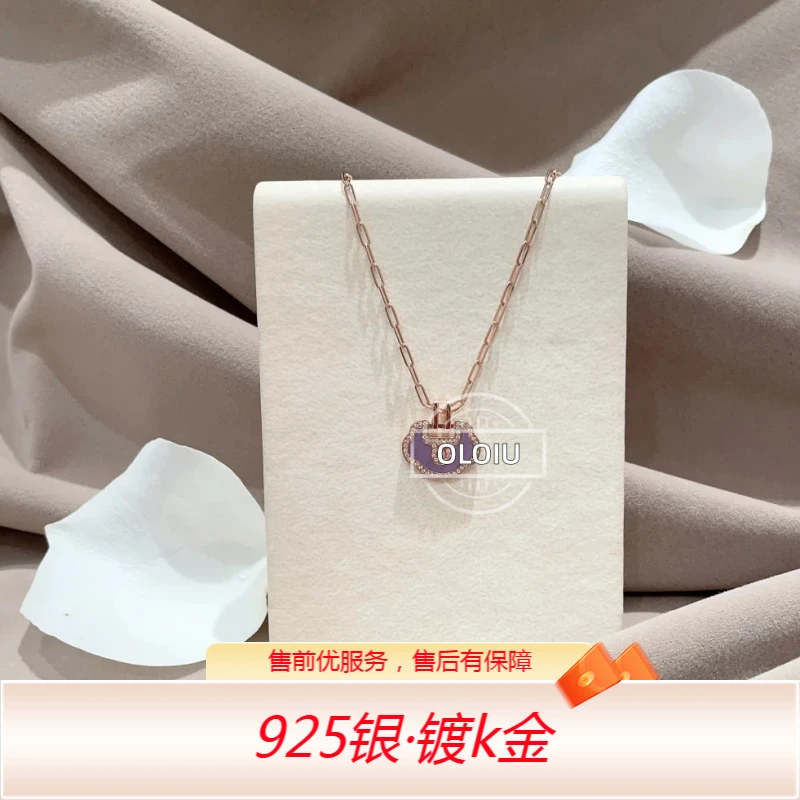 坠链均925银 简约 经典 平安锁项链