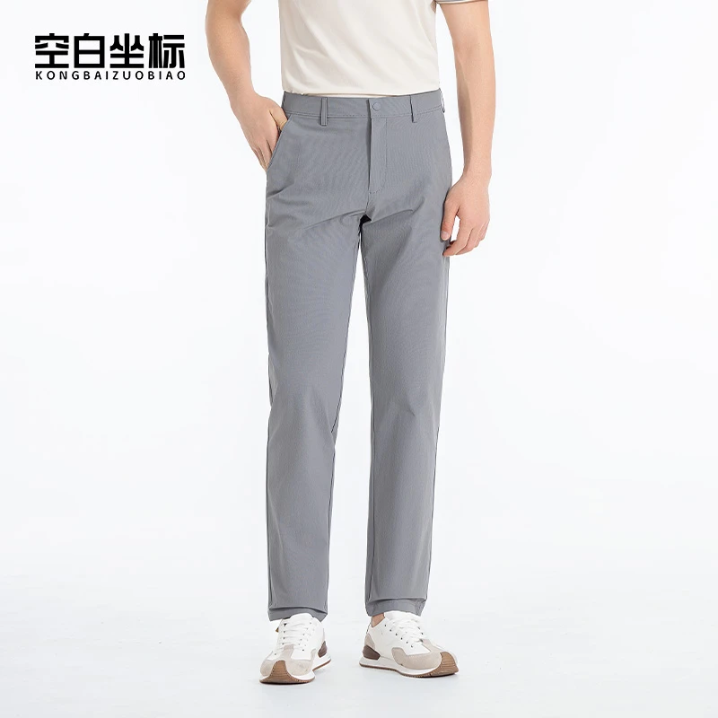 空白坐标高尔夫防晒系列凉感轻松裤25夏新款男士商务韩版休闲裤子