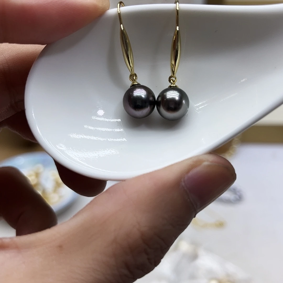 海水珍珠耳饰未镶嵌