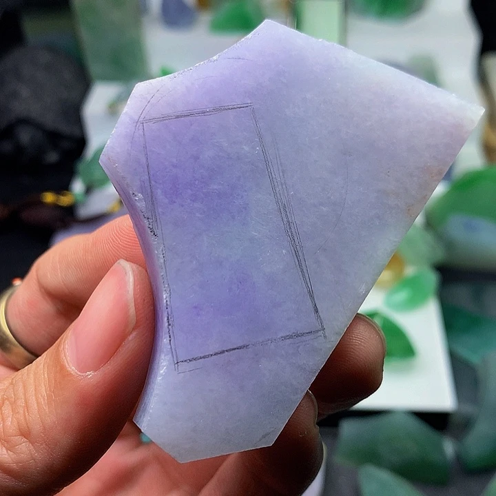 定制翡翠未镶嵌阿**佛料子