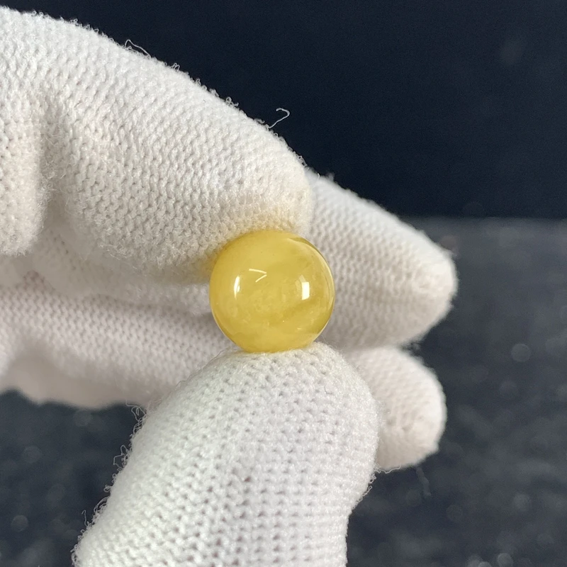 Y1476保真原矿俄料尺寸11mm蜜蜡单颗圆珠单珠隔珠配饰支持复检