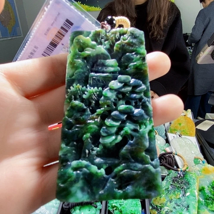 颈饰未镶嵌翡翠翡翠