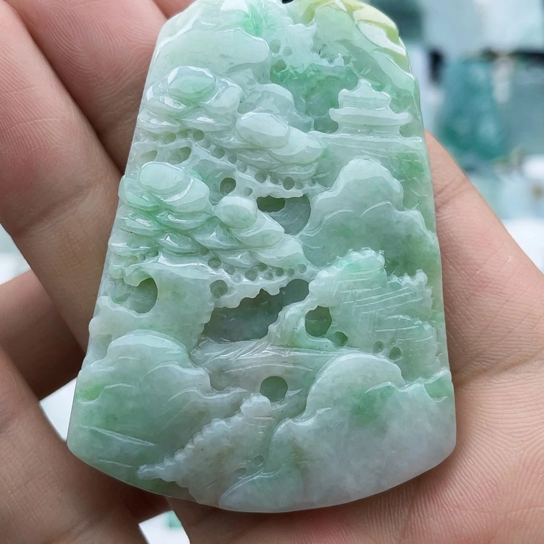 颈饰未镶嵌翡翠翡翠