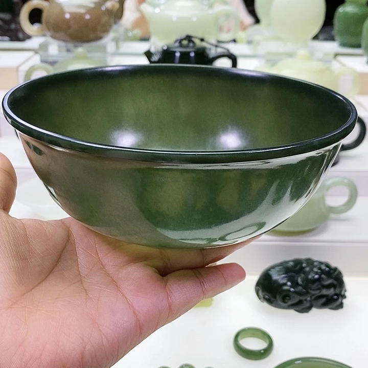 未镶嵌和田玉挂件跃***生碗