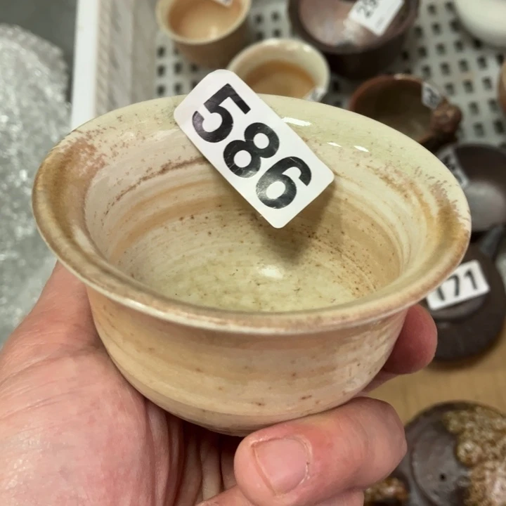 柴烧茶具茶杯大放漏