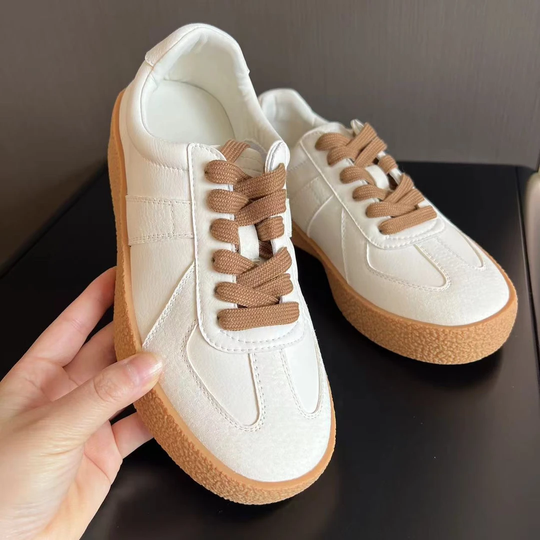 SANMI/叁米 撞色德迅板鞋 03536