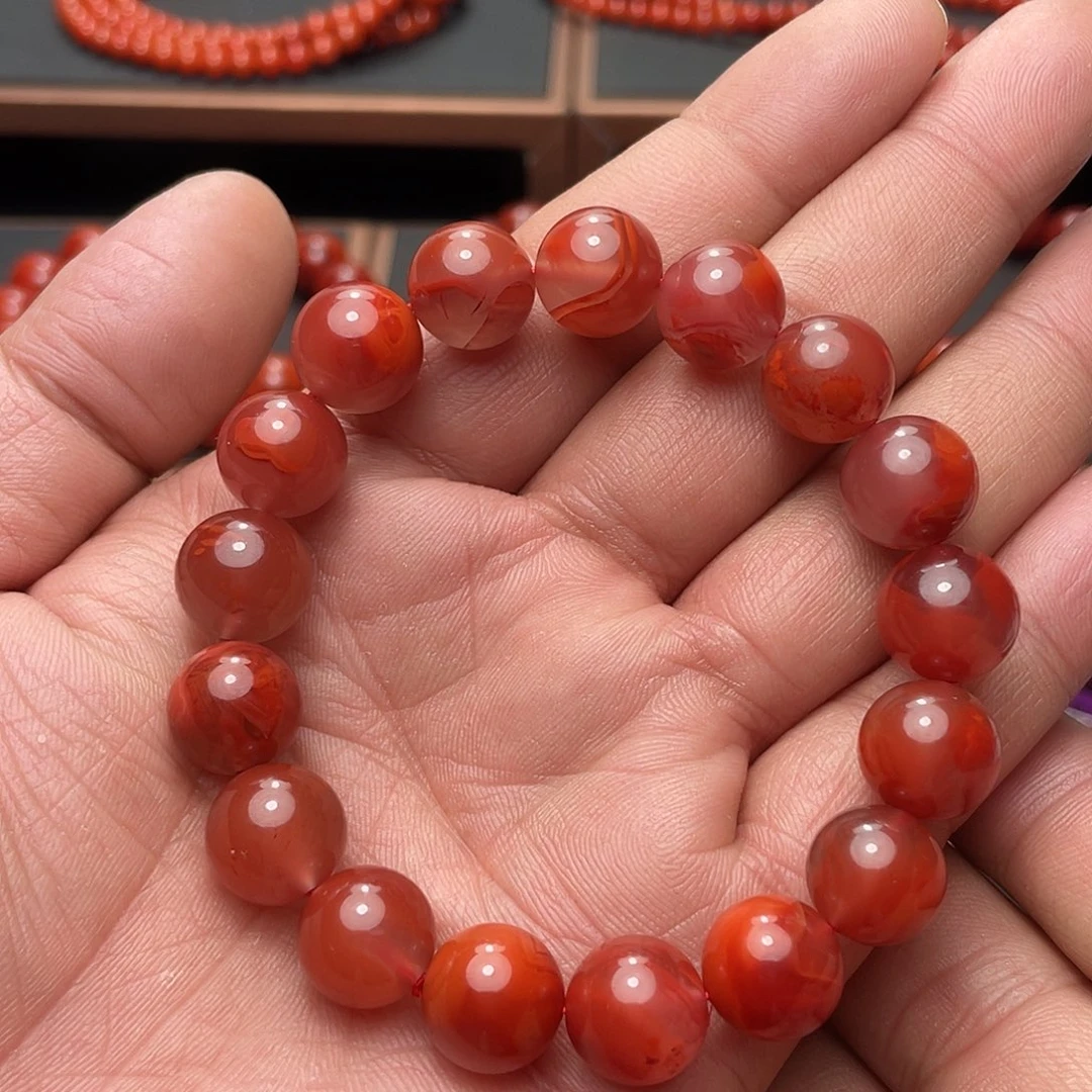 南红玛瑙未镶嵌手串