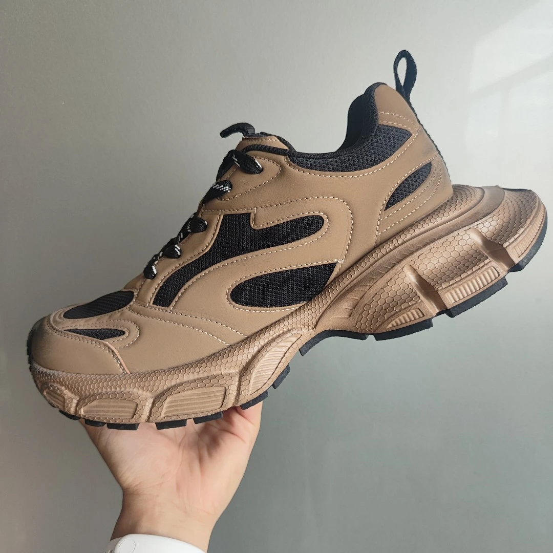 2071-新款男士厚底潮流大头鞋透气时尚潮鞋板鞋男鞋休闲鞋