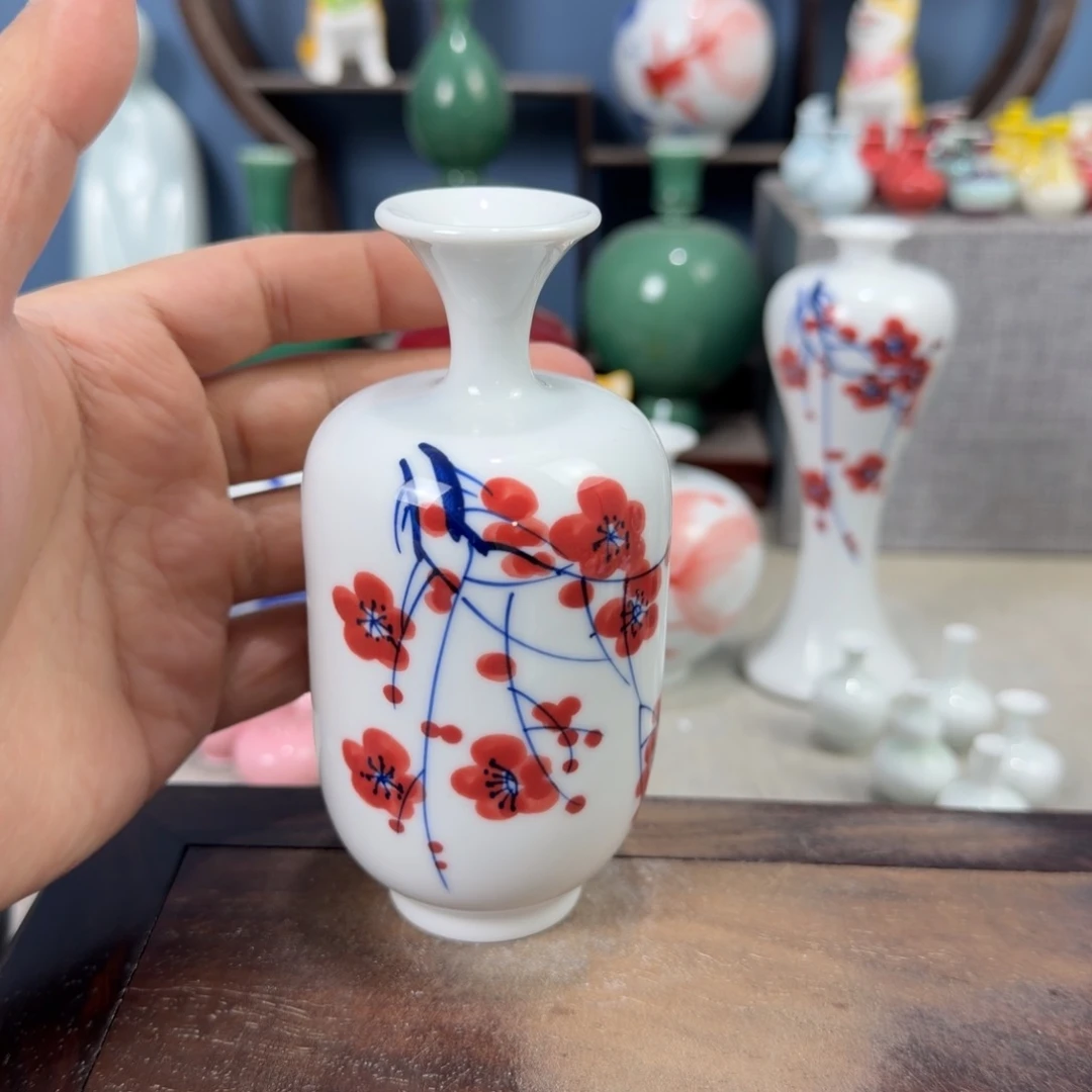 陶瓷手工小花器摆件