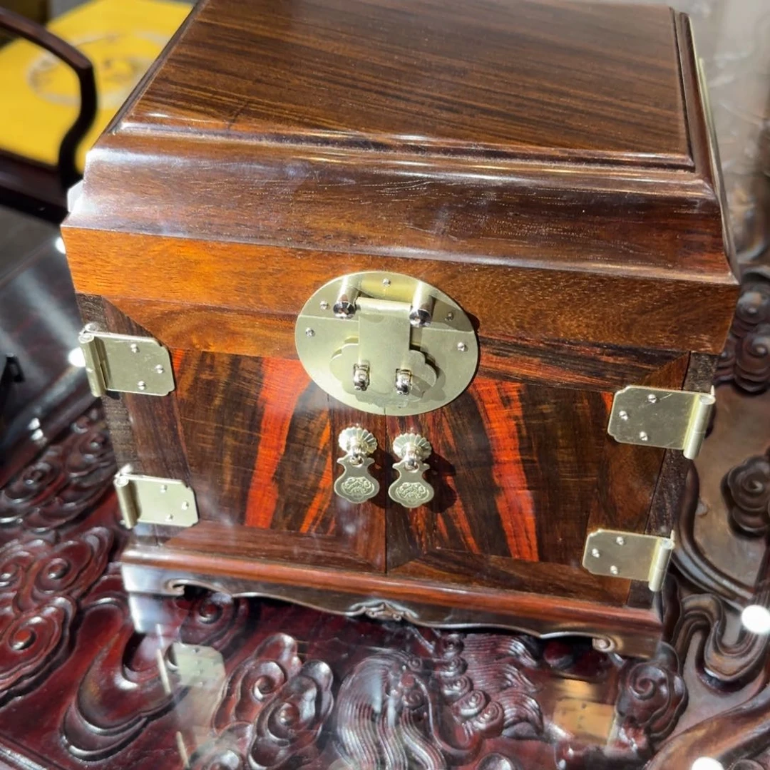 花梨木类书架官皮箱