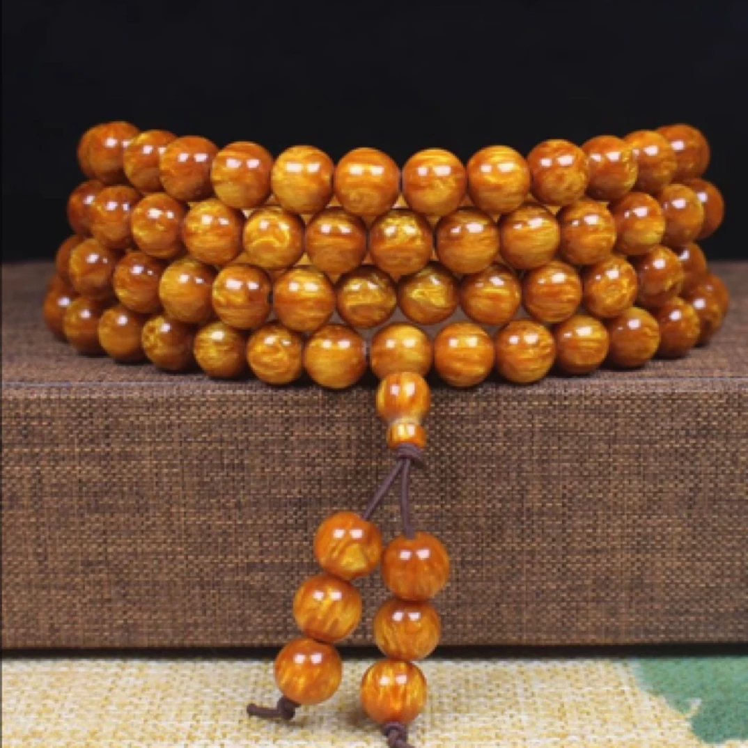 金丝楠多圈手串108颗（一等精品）1888