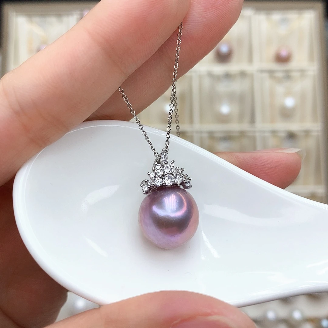 淡水珍珠吊坠(赠链)合金