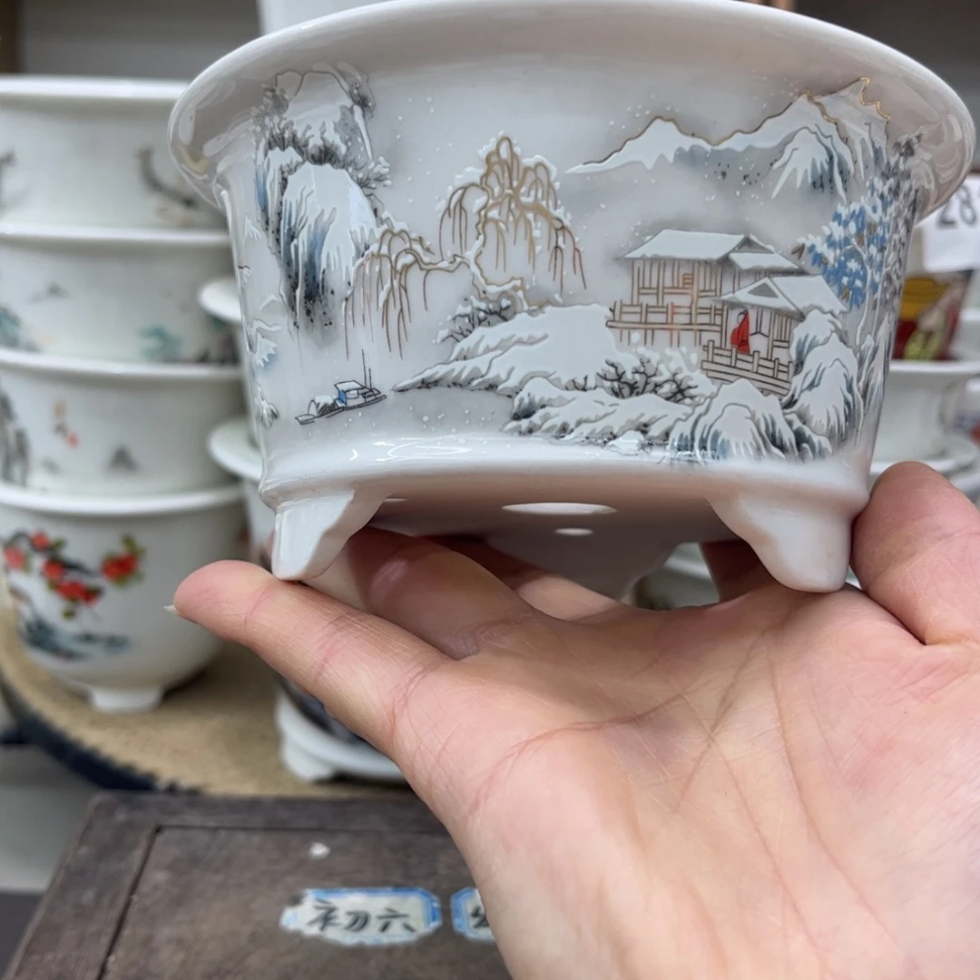 内直径11-5.5花盆一只