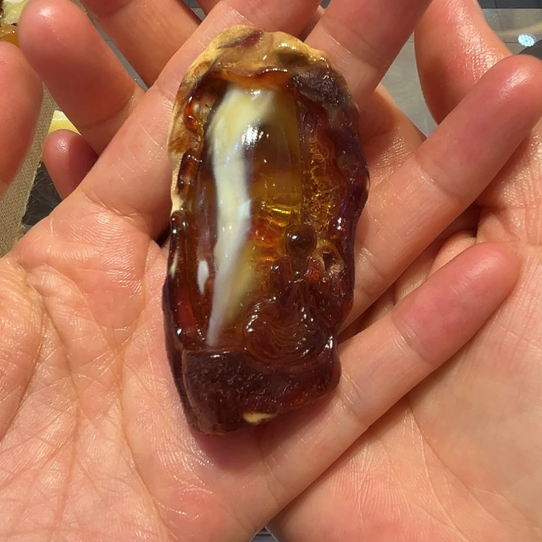 未镶嵌颈饰琥珀蜜蜡吊坠