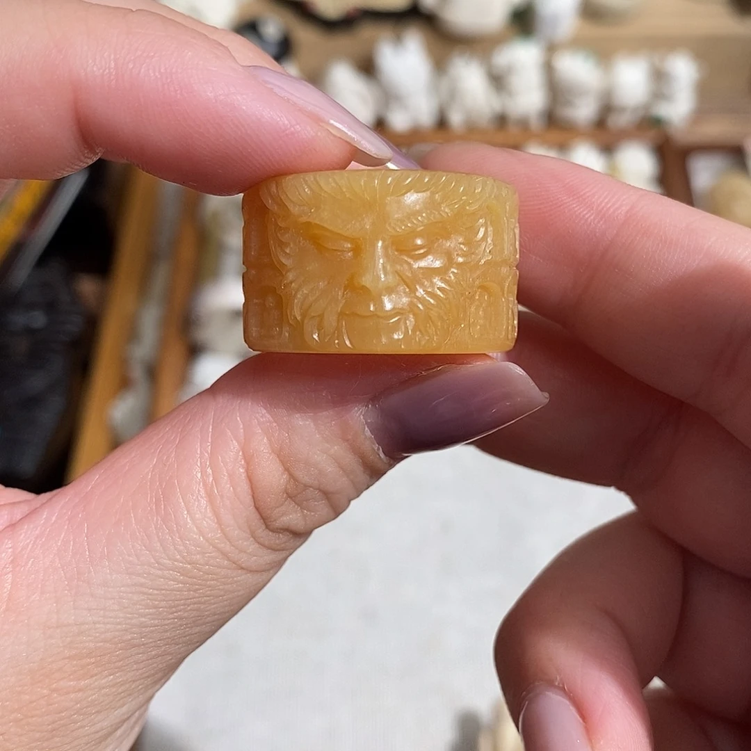 鹿骨把件M24悟空跑环内径20加不退换