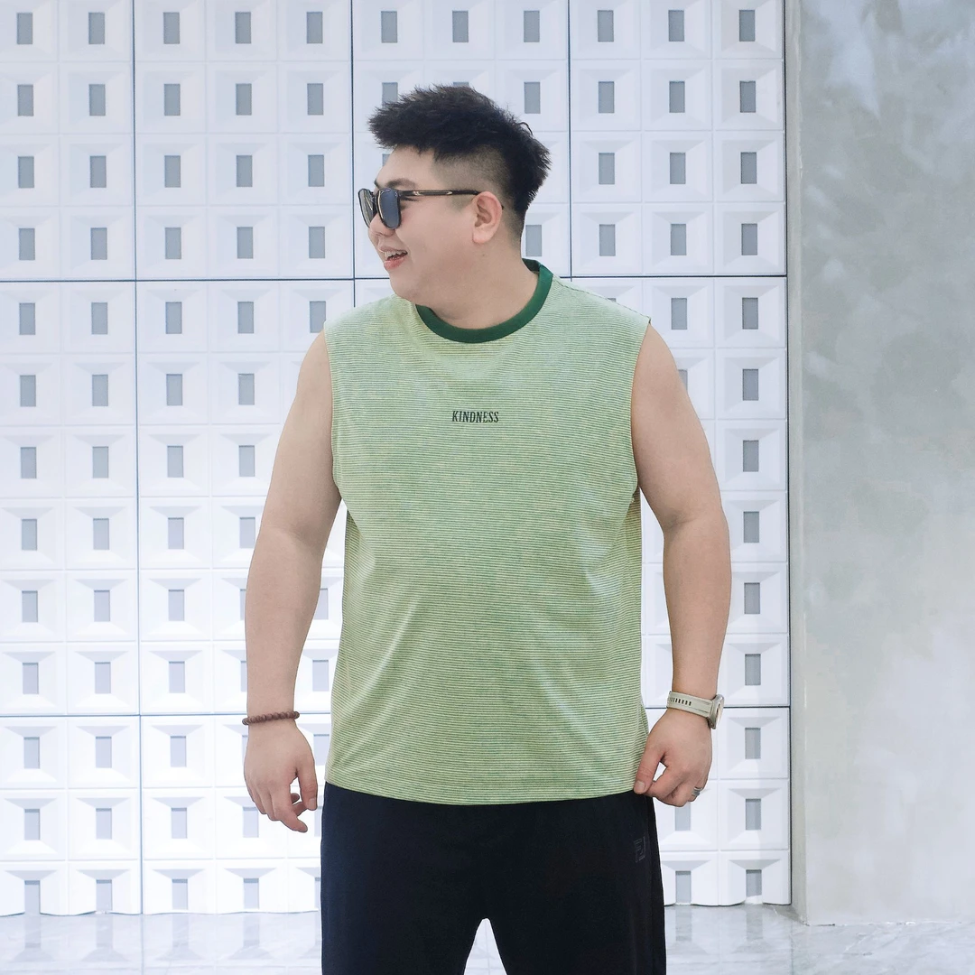 大码男装 夏季新款 砍袖T恤72589