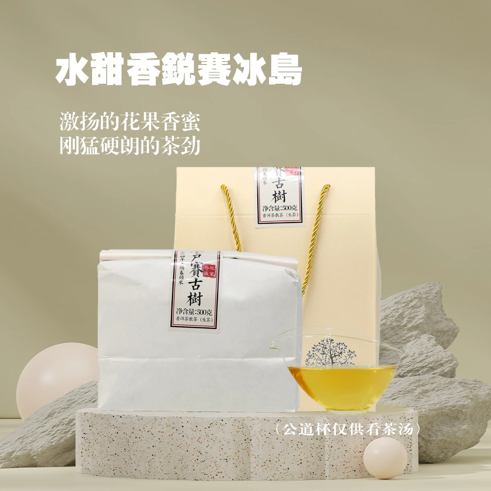 小户赛古树/2024年春茶普洱生茶散茶茶叶回甘生津快/500g（一斤装）