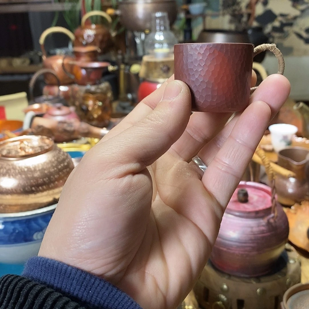 任和堂纯紫铜杯45588