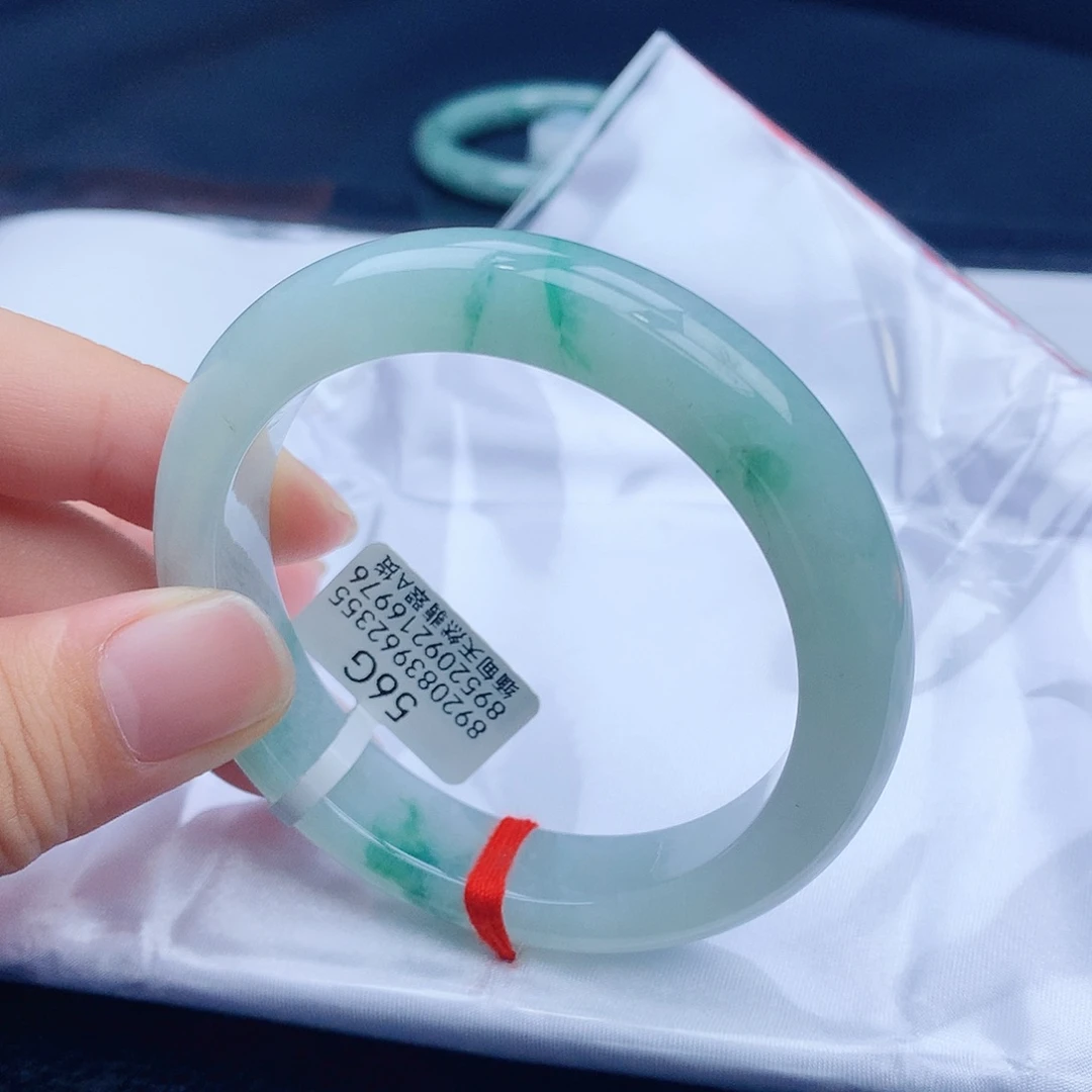 翡翠未镶嵌手镯天然缅甸翡翠A货手镯