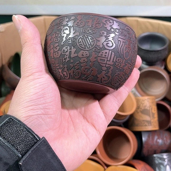 茶杯紫砂全手工紫砂主人杯