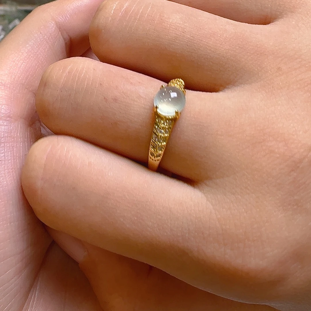 翡翠颈饰银S925镶嵌翡翠