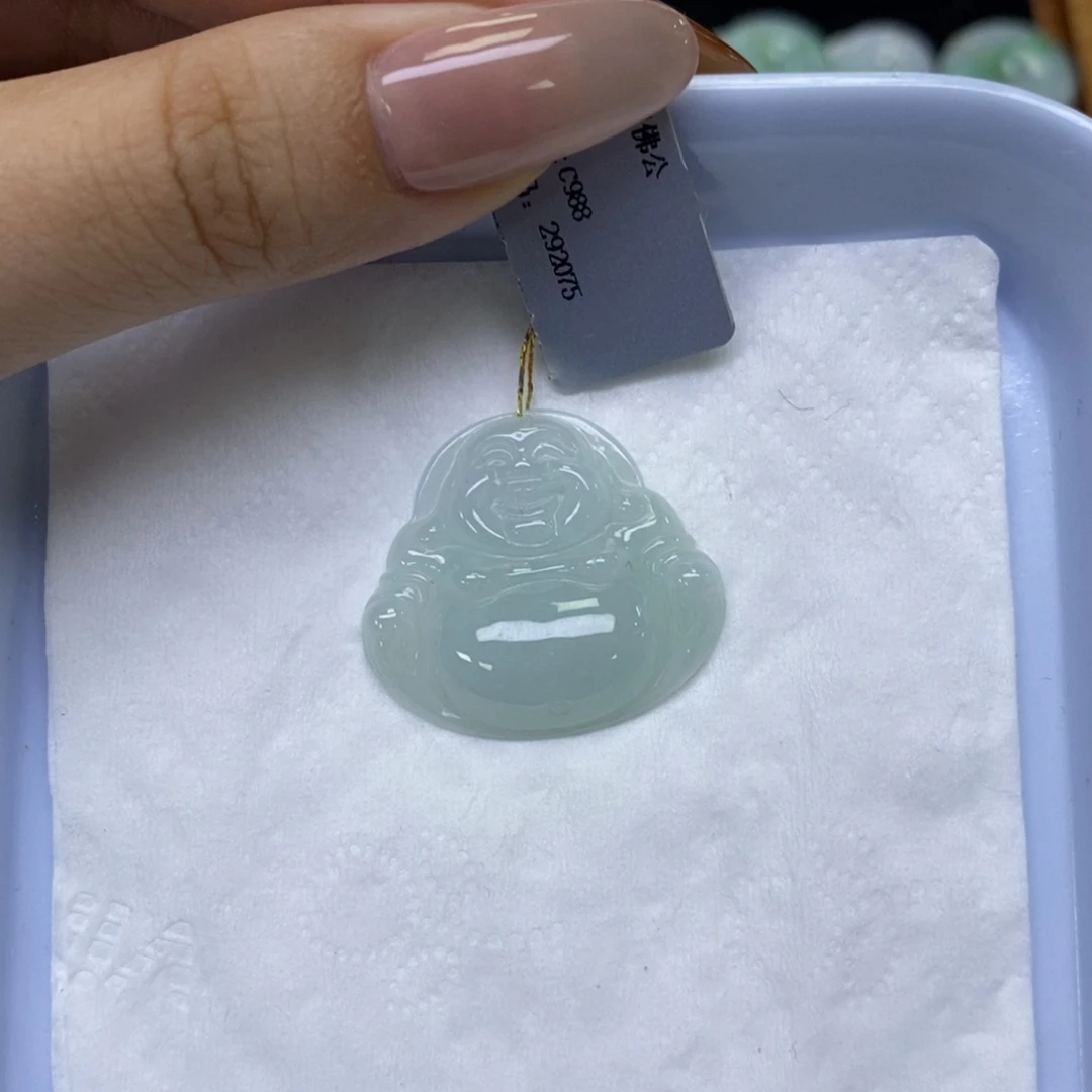 颈饰未镶嵌翡翠佛公