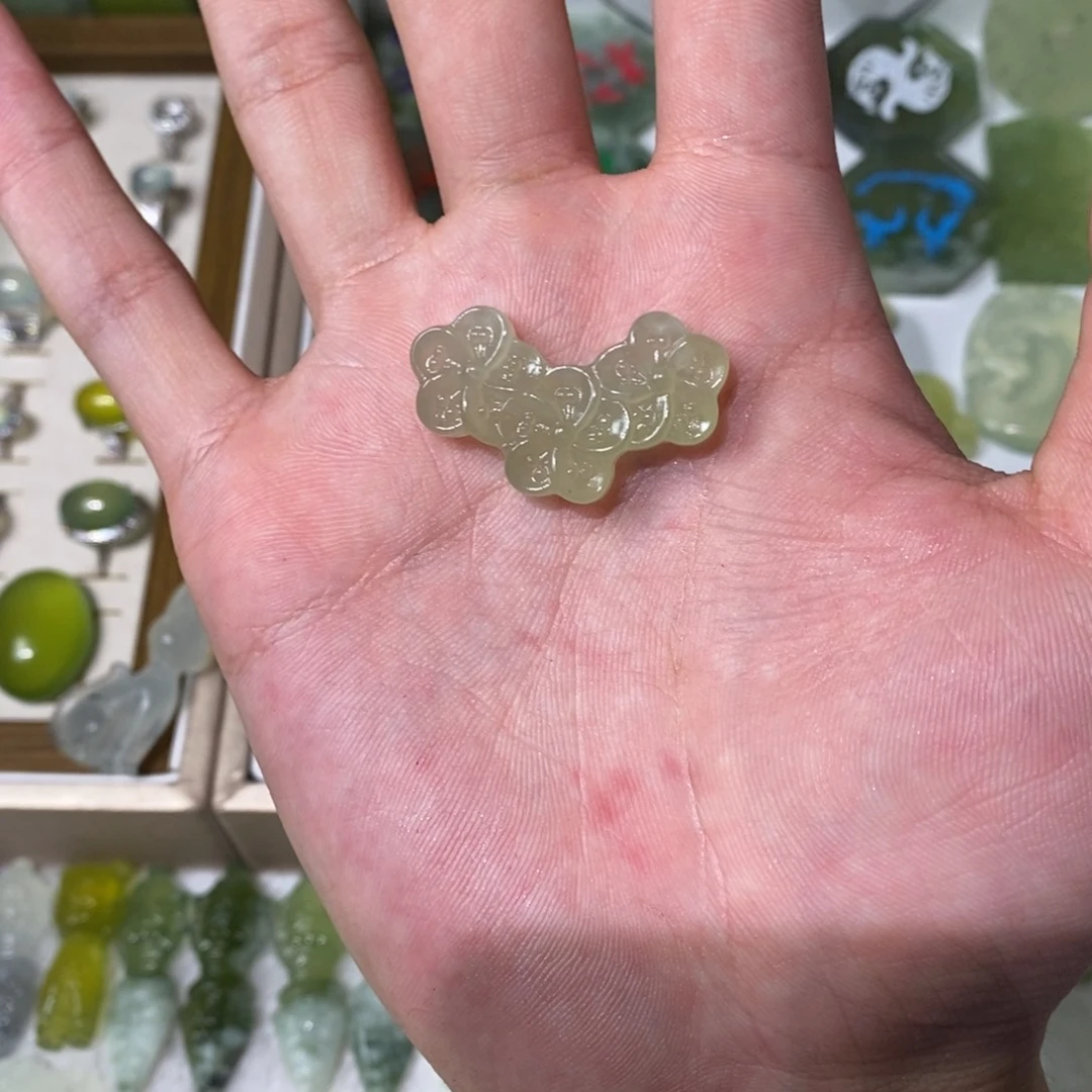 未镶嵌岫玉吊坠(不含链)
