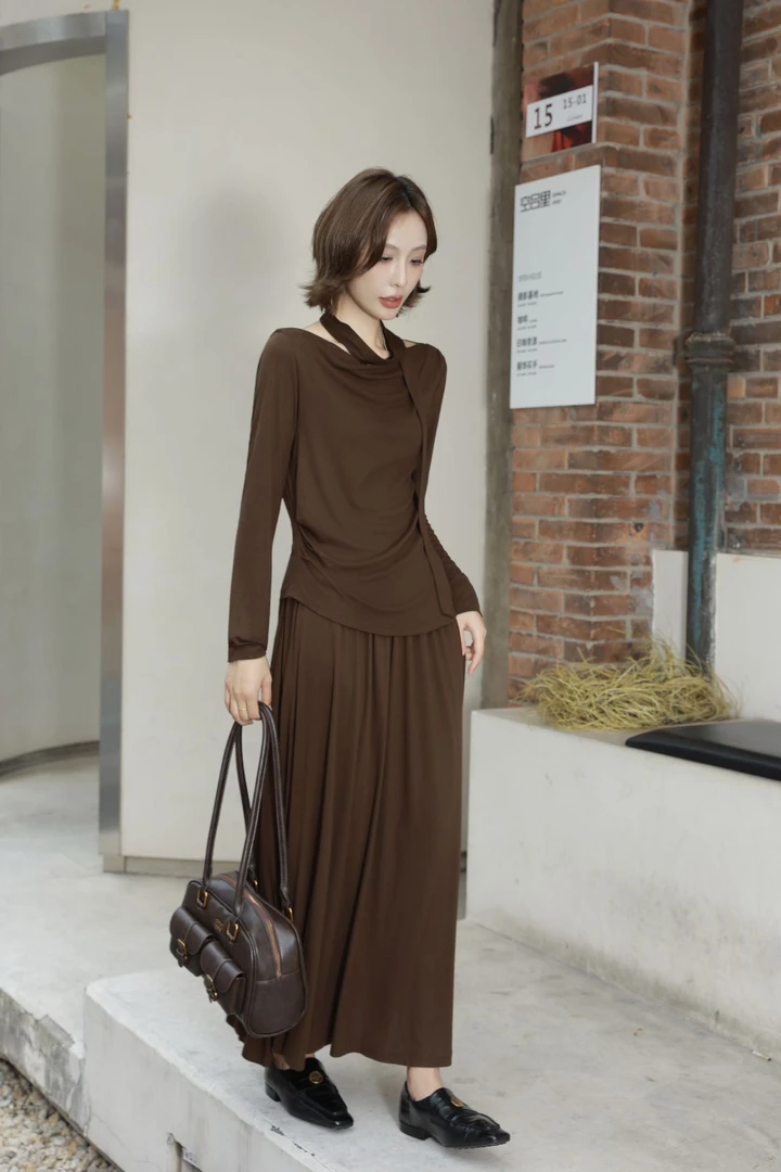 【美美专属】法式时尚套装西域风沙丘废土风芭蕾风肯豆风 DU5302