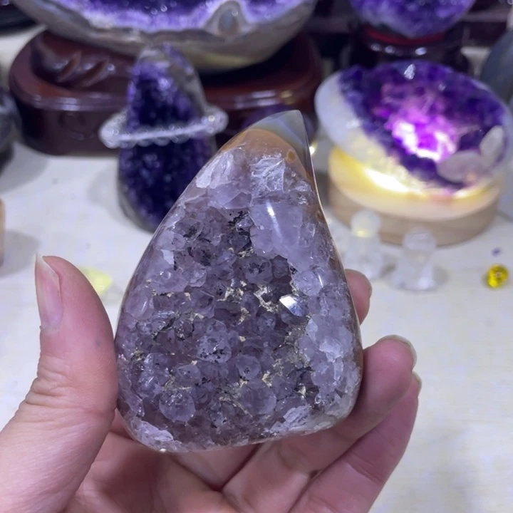 紫晶钱袋子未镶嵌